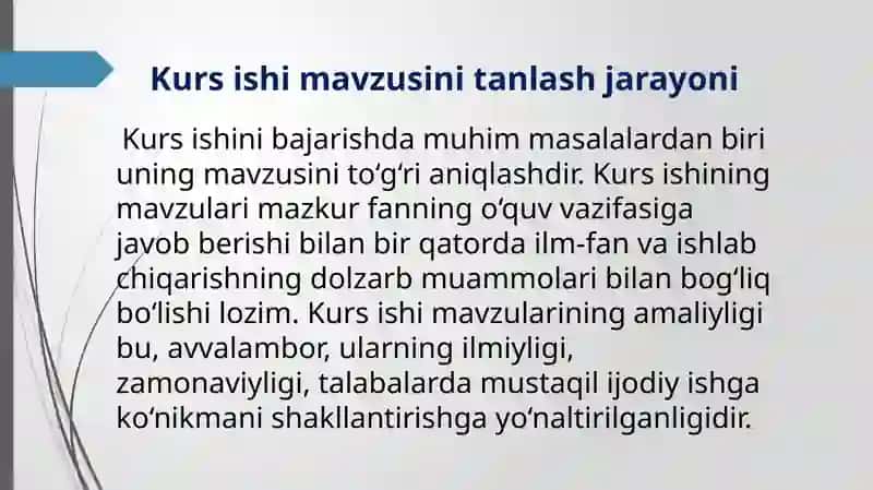 Oliy ta’limdagi kurslar 4