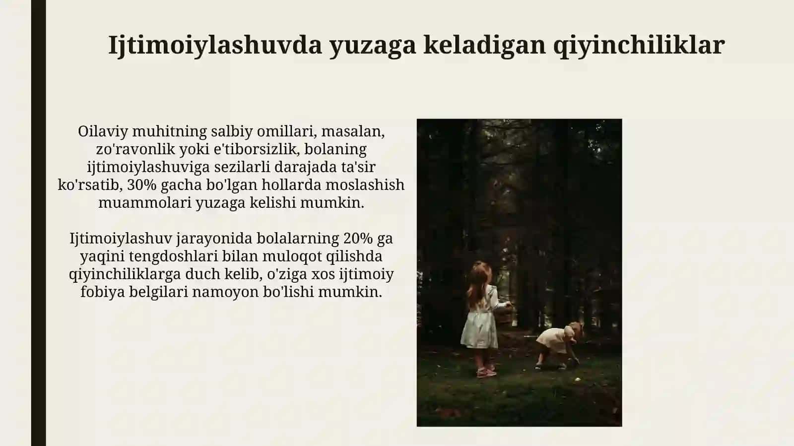 Bolalik-insonning ijtimoiy hayot meʼyorlarini egallay boshlash davri 4