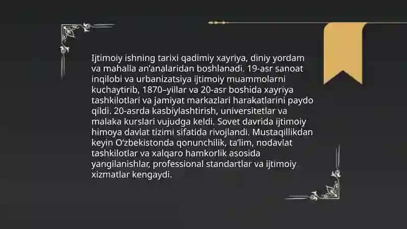 Ijtimoiy ish asoslari 4