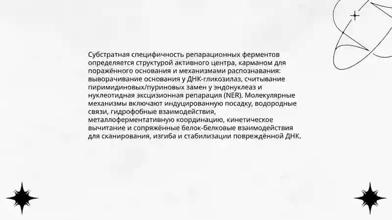 Репарация ферметлари фаолиятининг хилма-хилиги 4