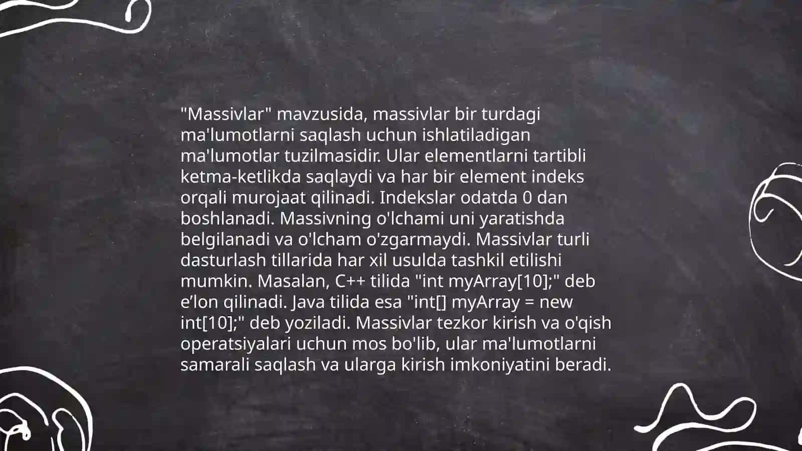Algoritim tuzilmalar 4