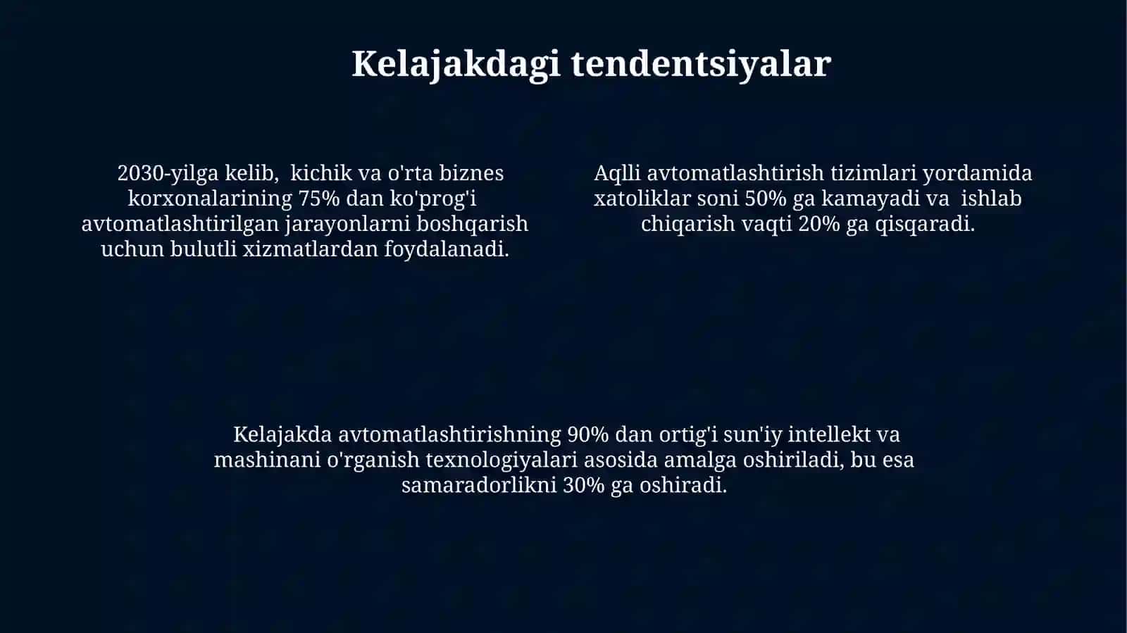 Avtomatlashtirish va optimallashtirish 4