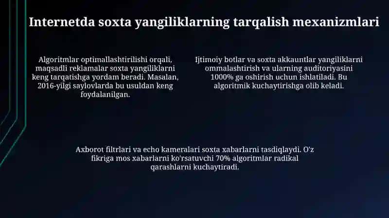 Internetdagi fake xabarlarning ta'siri 4