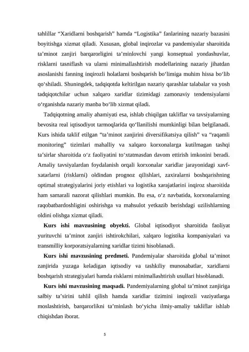 Global ta'minot zanjiriga pandemiyalarning ta'siri 4