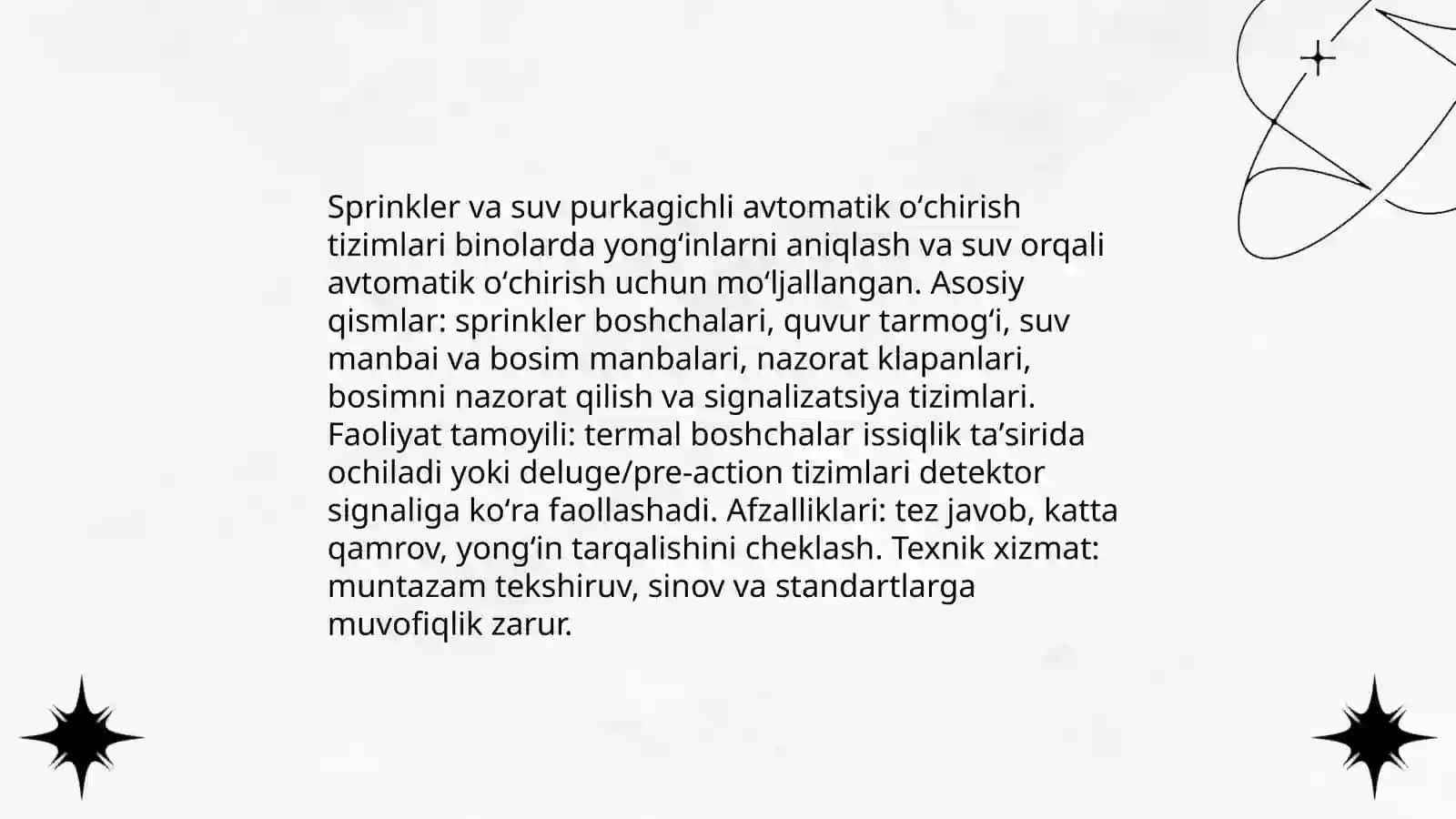 Zamonaviy avtomatik yongʻin signalizatsiya tizimlari 4