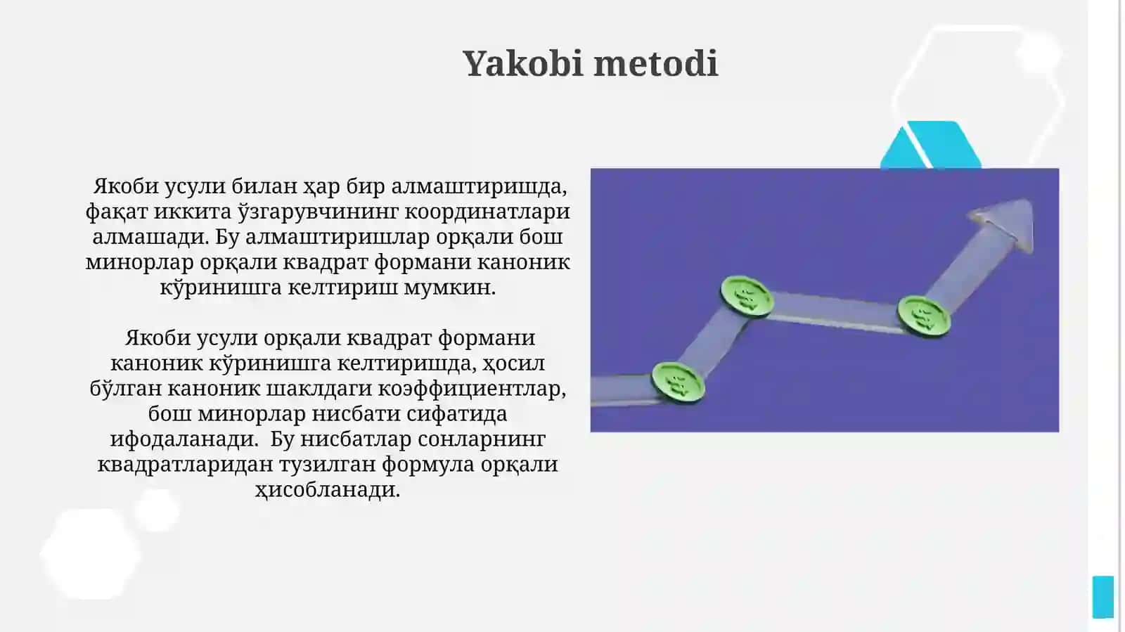 Yakobi va Lagranj usullari 4