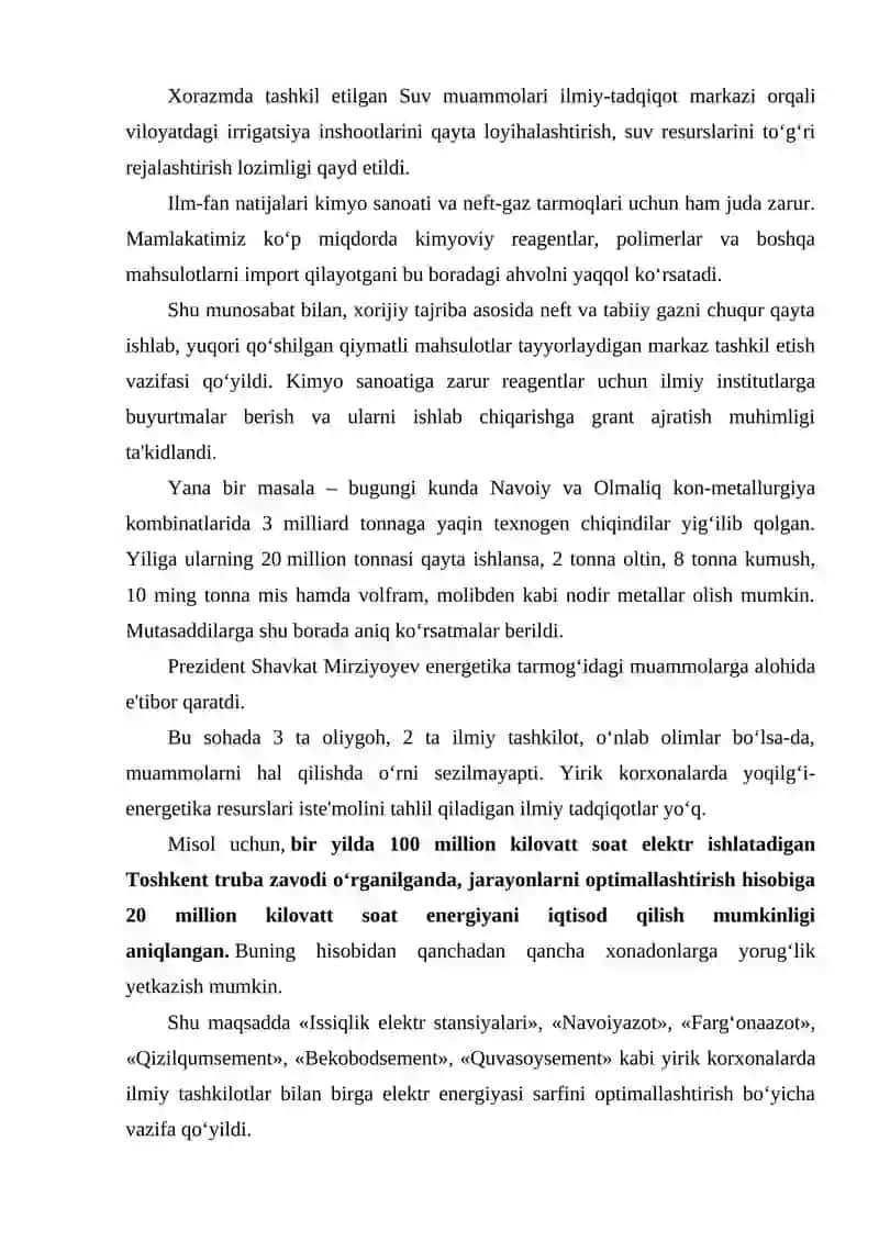 Sanoat korxonalarining elektr tarmoqlarida elektr energiyasini optimallashtirish 4