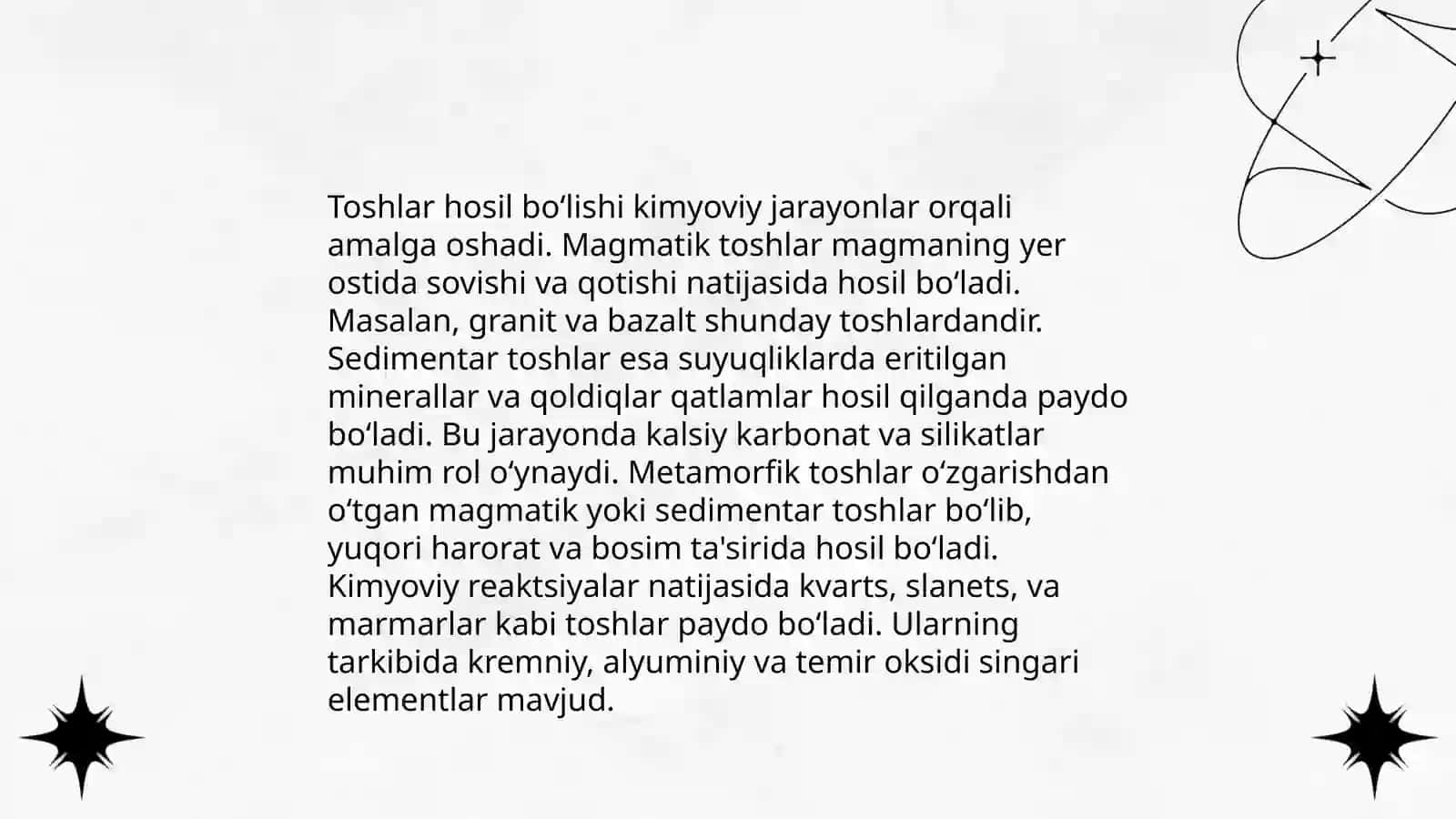 Tosh kasalliklarining kimyoviy xossalari 4