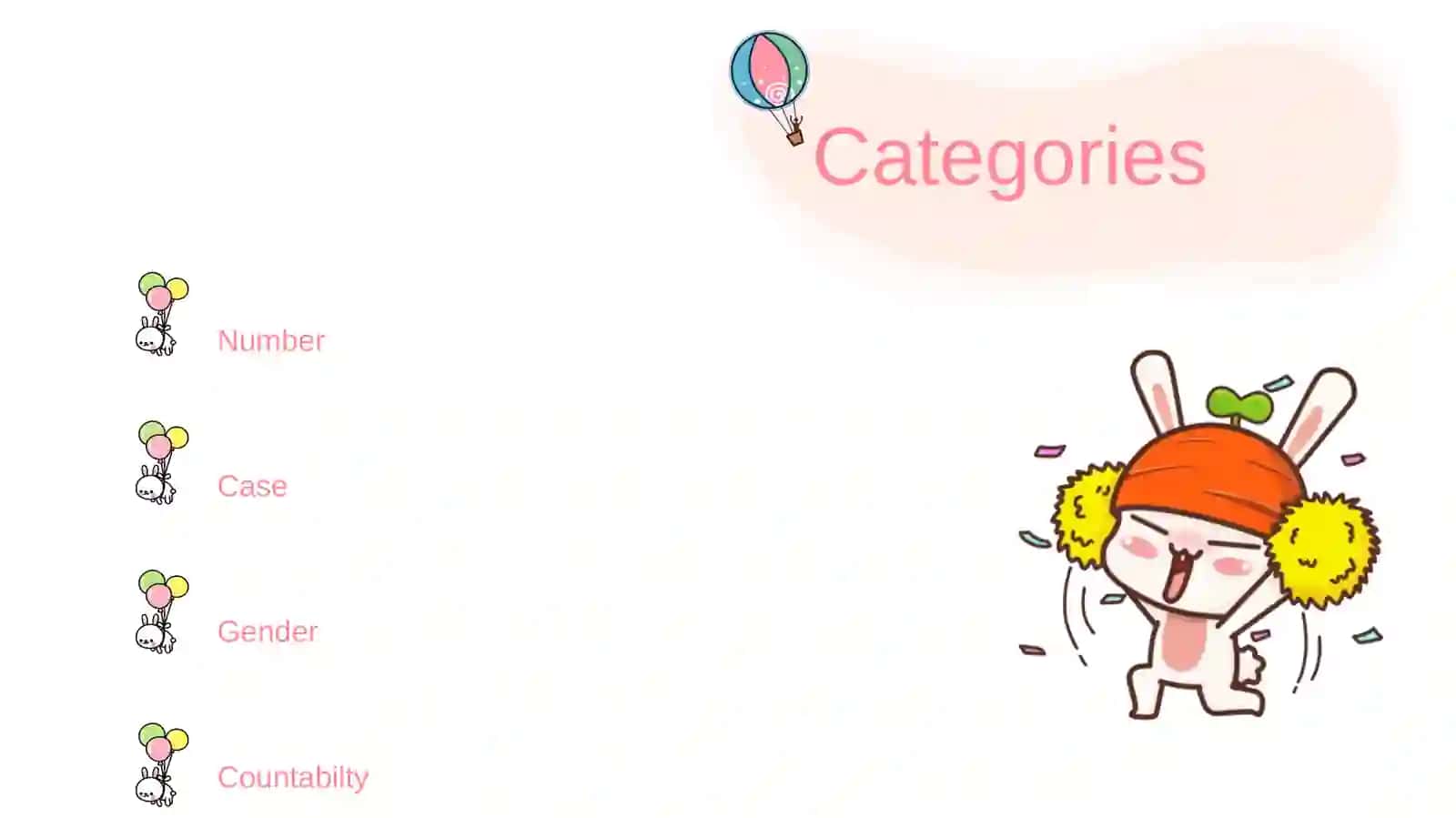 Grammatical categories of the noun 4