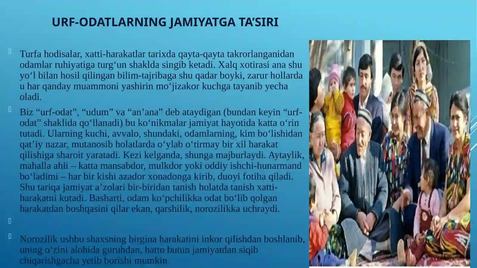 ijtimoiy-psixologik hodisalar urf-odatlar, mish-mishlar, vahima. 4