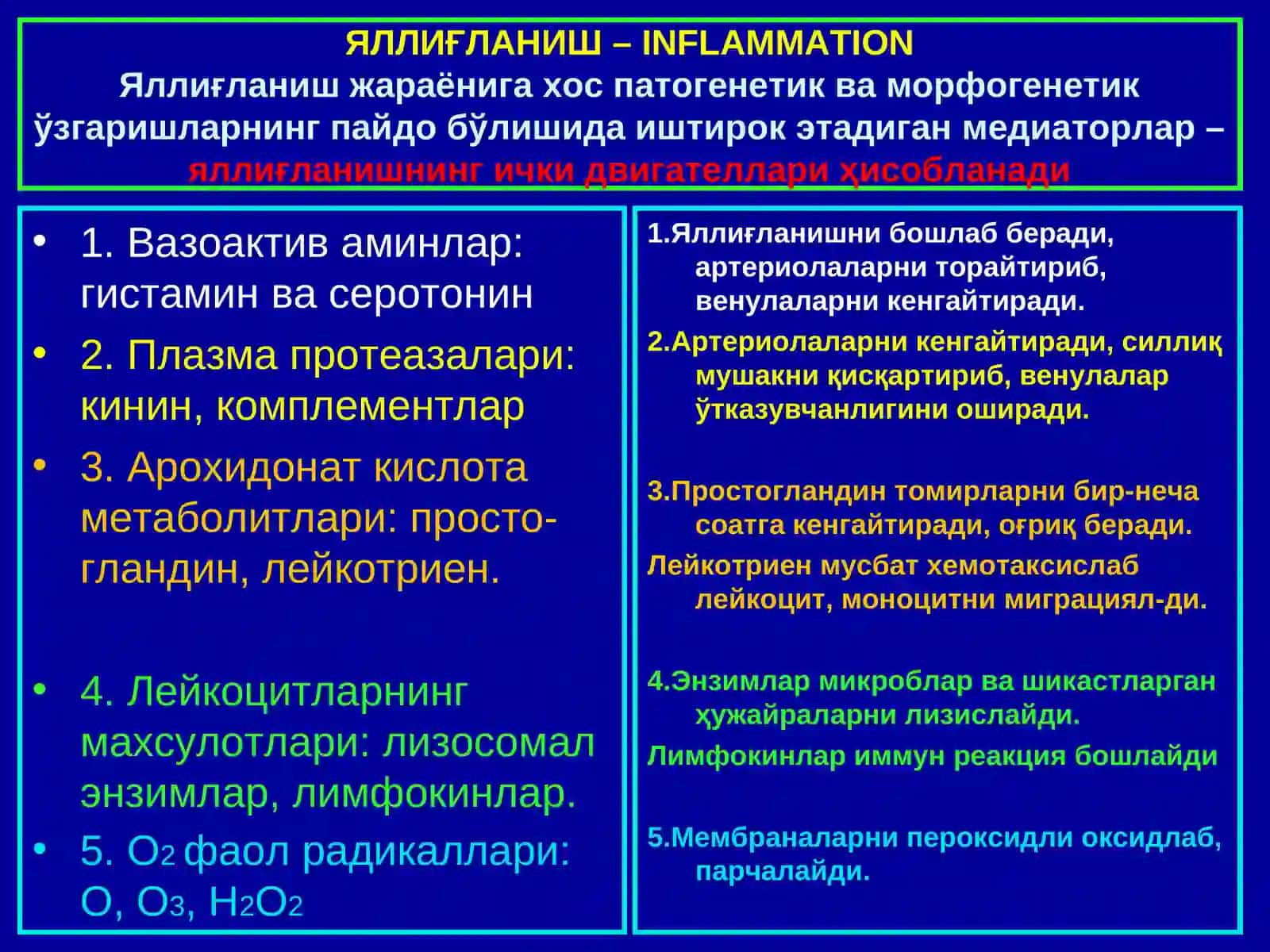 Юмшоқ тўқималарнинг носпецифик ва специфик яллиғланишлари 4
