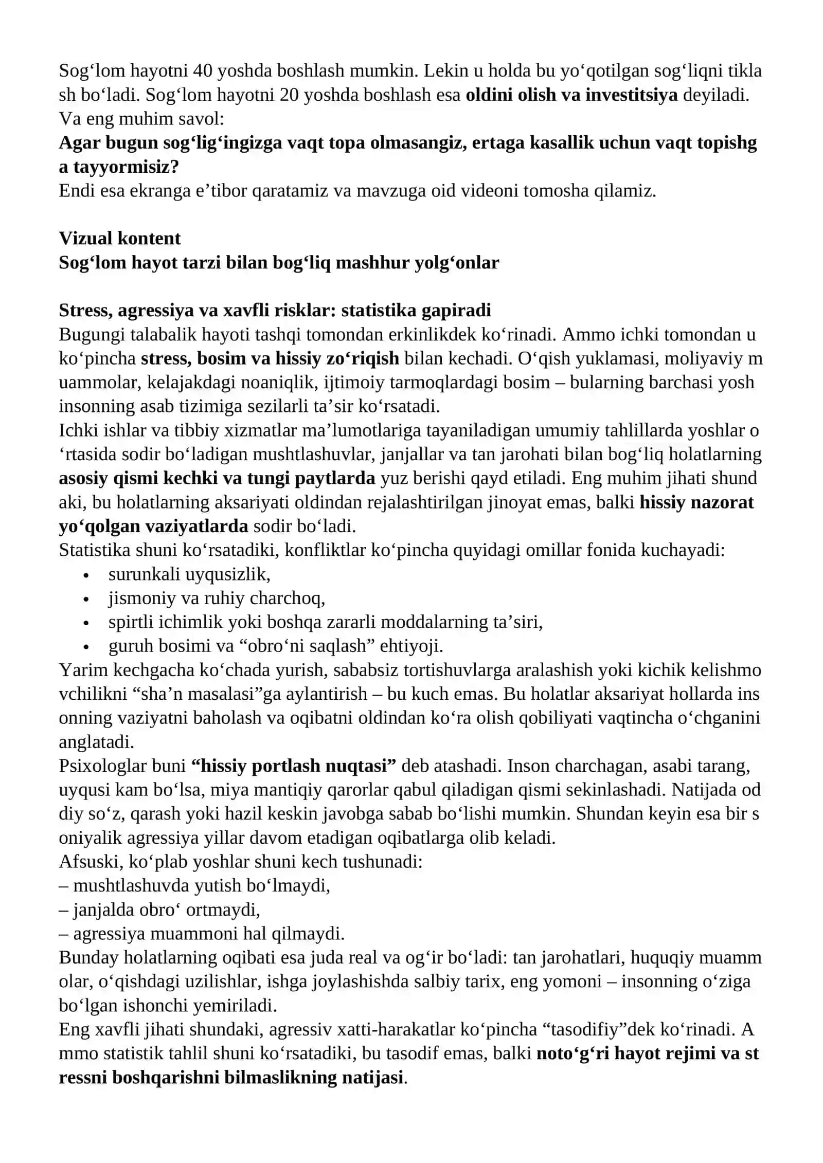 “Kelajak soati” darsining Oliy ta’lim talabalari uchun mashg‘ulotssenariysi 4