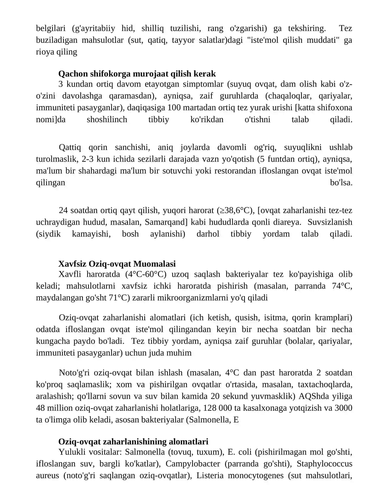 Alimentar zaharlanish 4