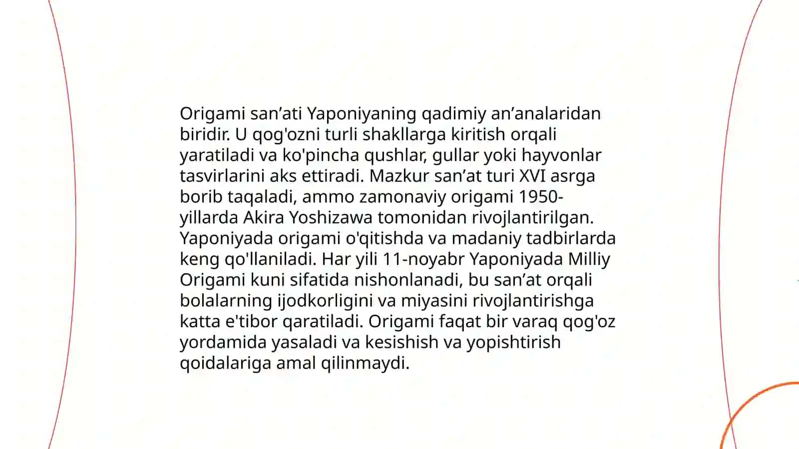 Origami sanʼatining kelib chiqishi 4