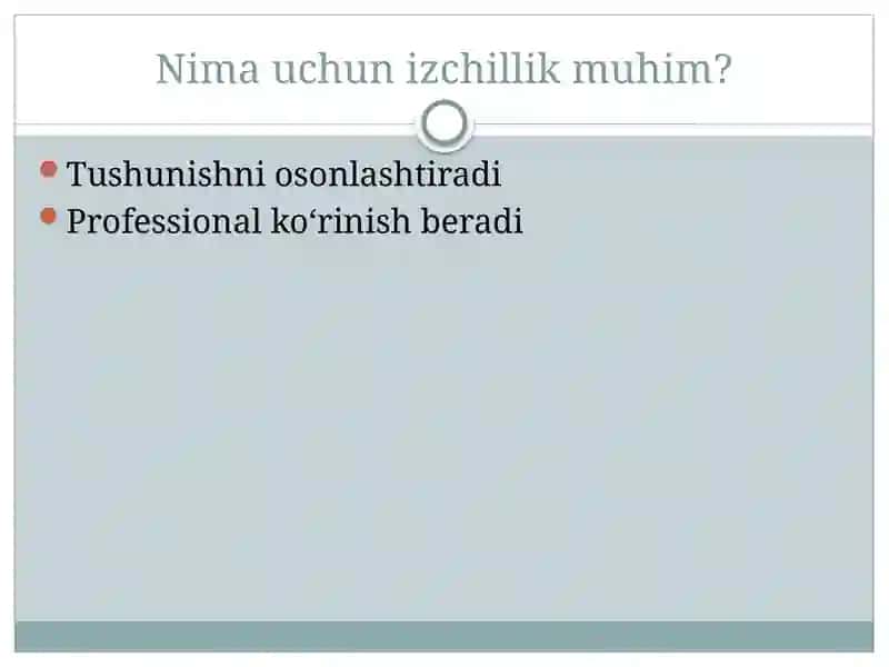 Sahifa/slayd izchilligini taʼminlash 4
