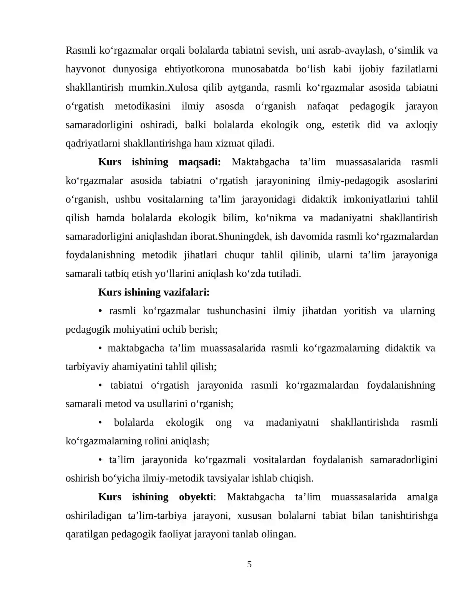 Rasmli ko'rgazmalar orqali tabiatni o'rganish 4