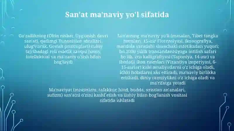 Nafosat(estetika)vama'naviyat 4