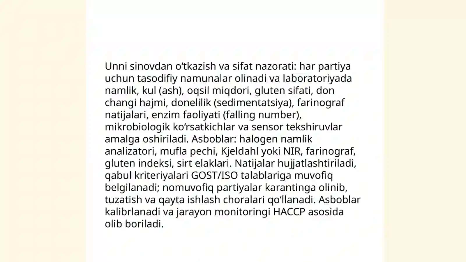 Non ishlab chiqarishning texnologik sxemasi 4