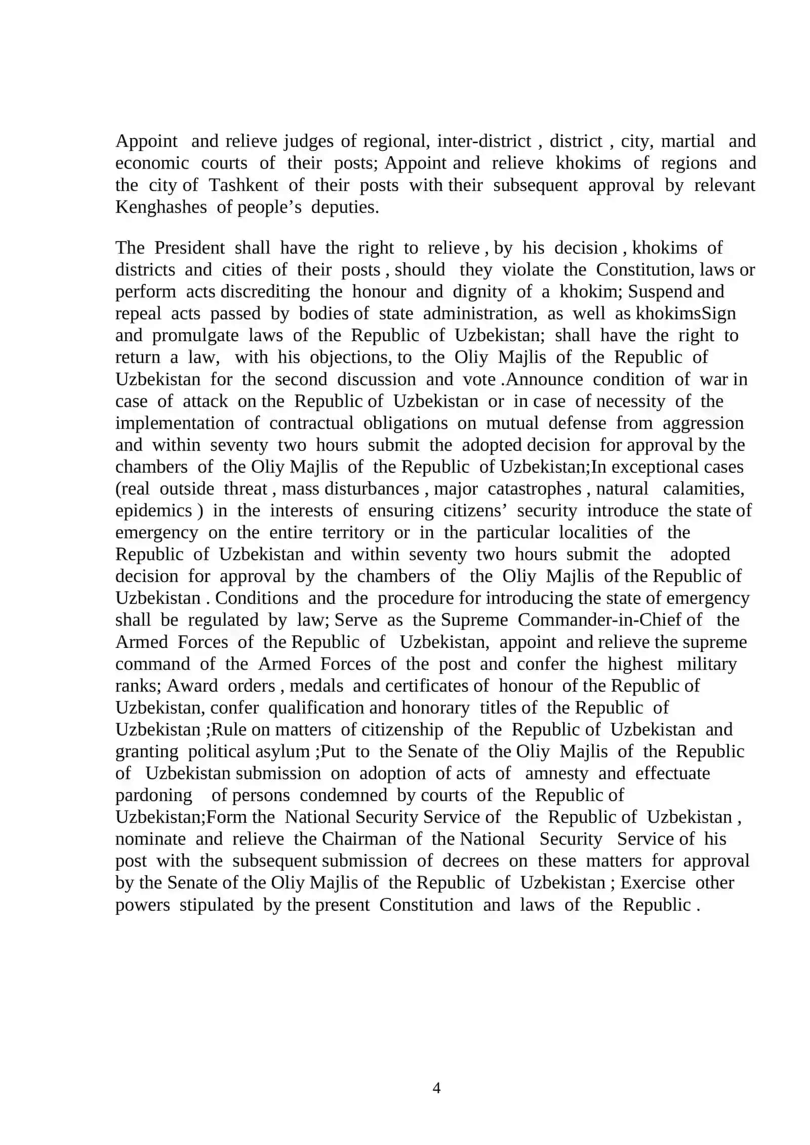 The use of the infinitive 4