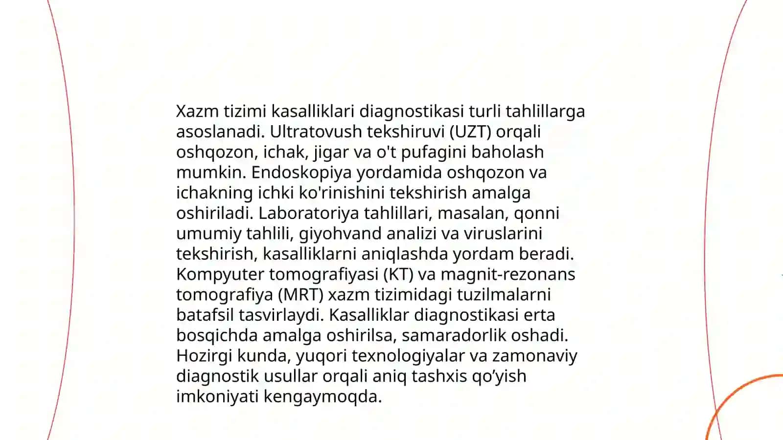 Xazm tizimi kasaliklari bilan kasallangan bemorlarni parparishi va ularning nazorati. Bemorlarni ovqatlantirish. Parked stollari va uning bemorlarni davolashda ahamiyati 4