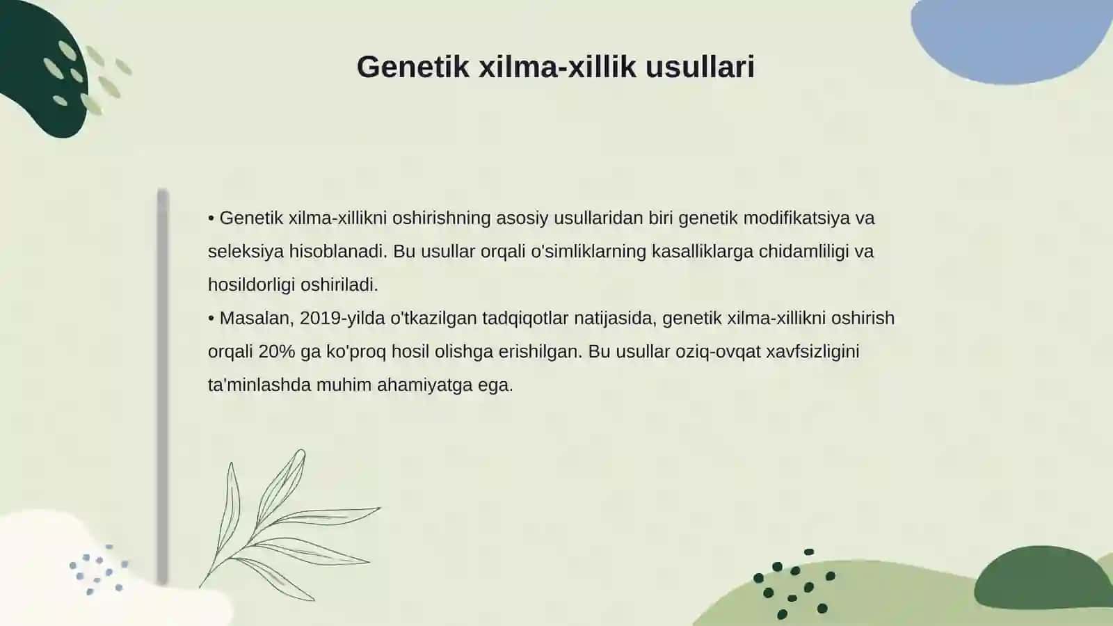 O'simliklarni introduksiya qilishning asosiy metodlari va ularning samaradorligi 4
