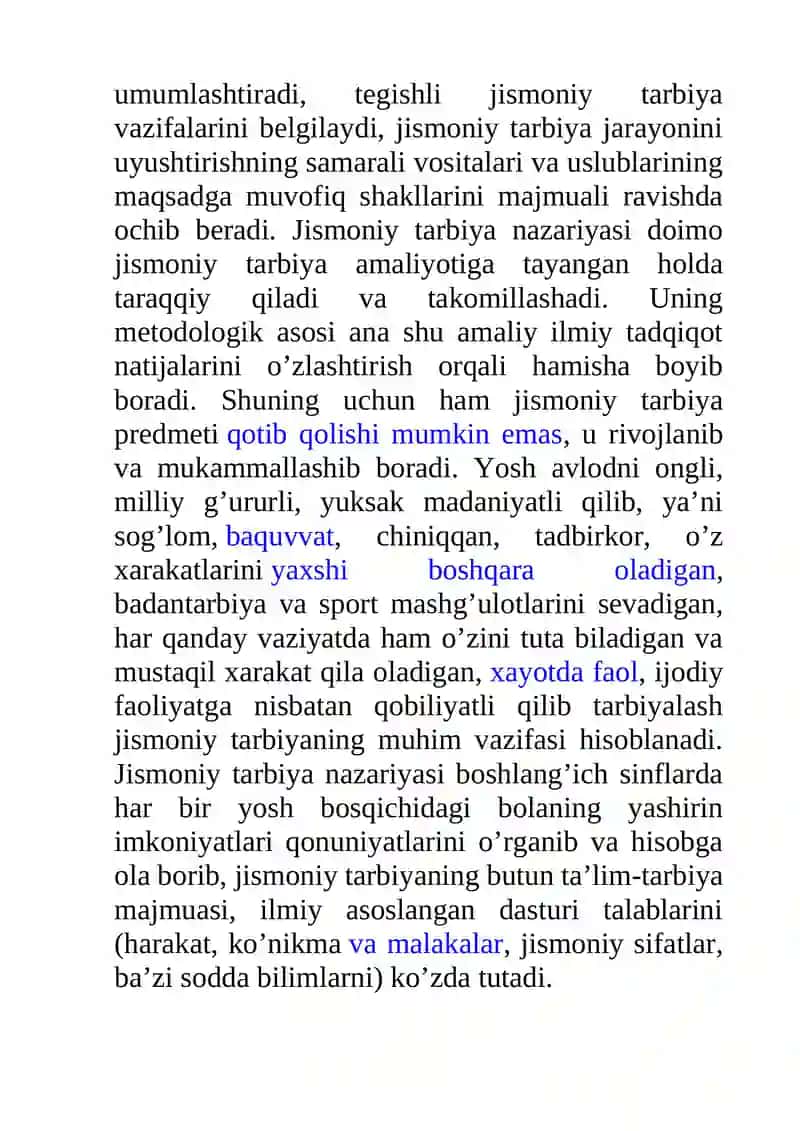 Bolalar jismoniy tarbiya nazaryasi 4