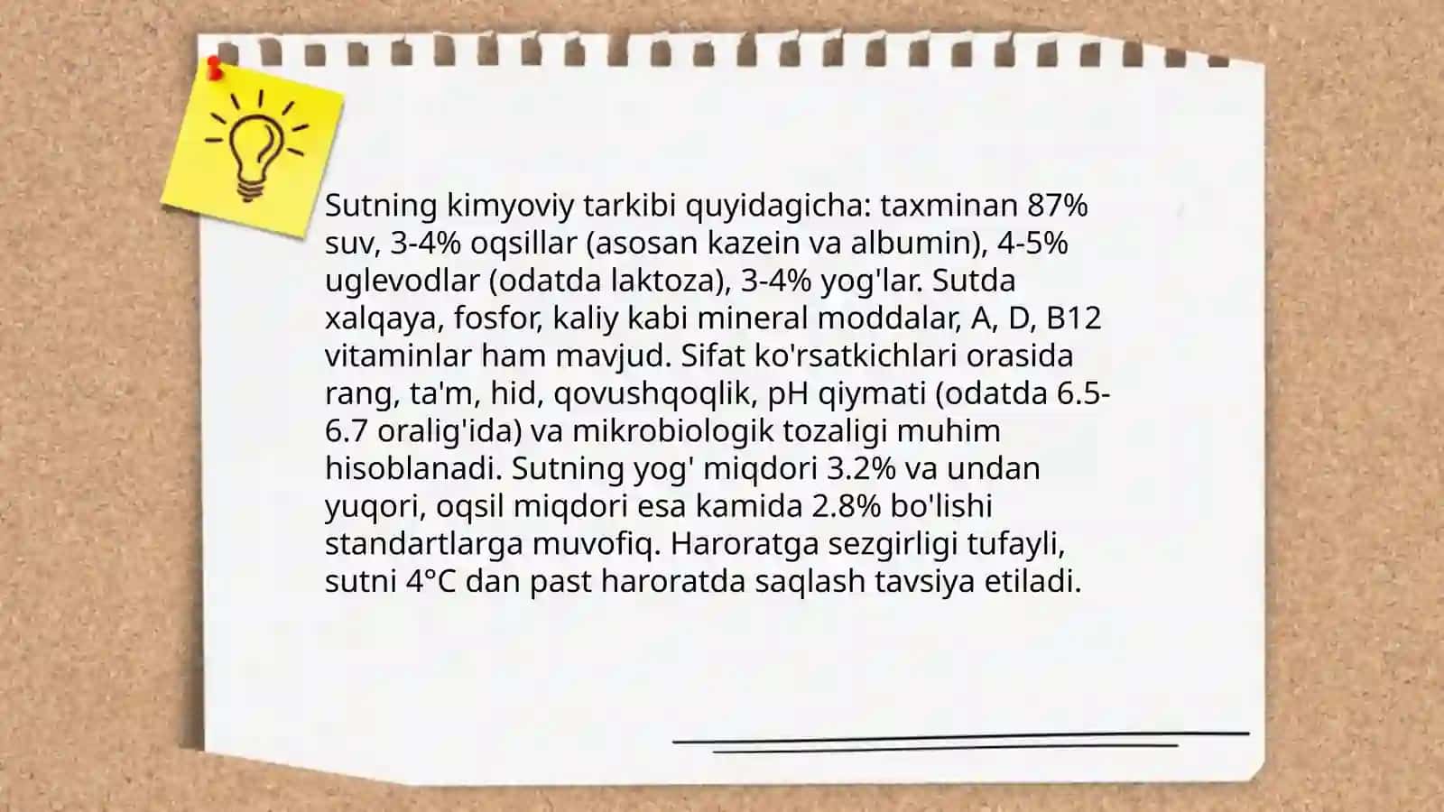 Sut maxsulotlarini ishlab chiqarish texnologiyalari 4