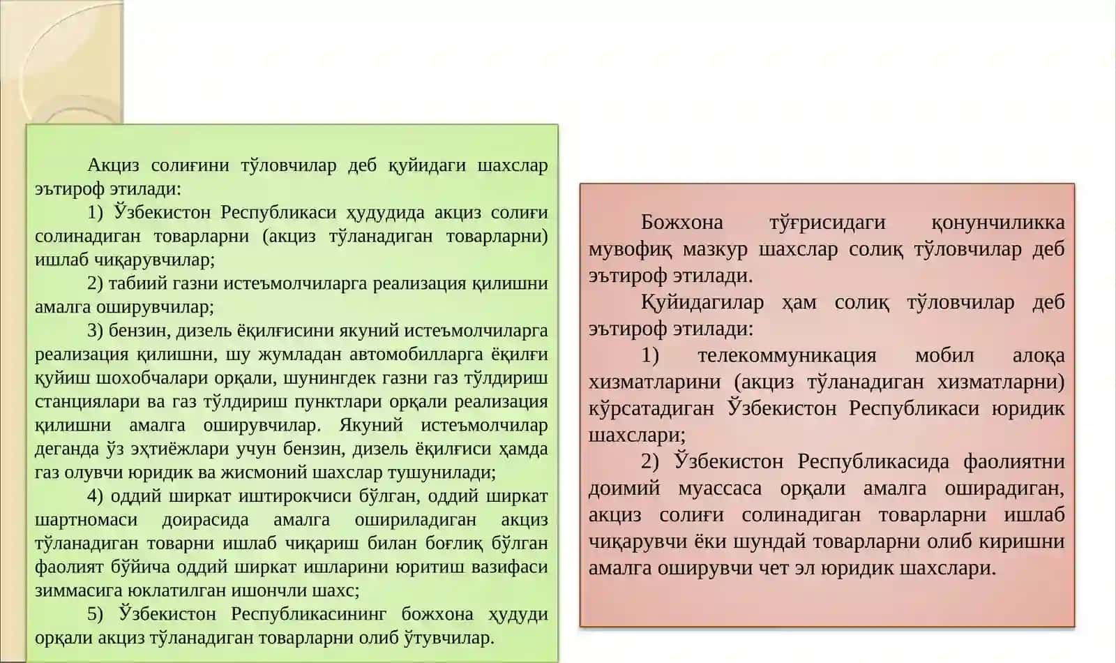 МАВЗУ.АКЦИЗ СОЛИҒИ 4