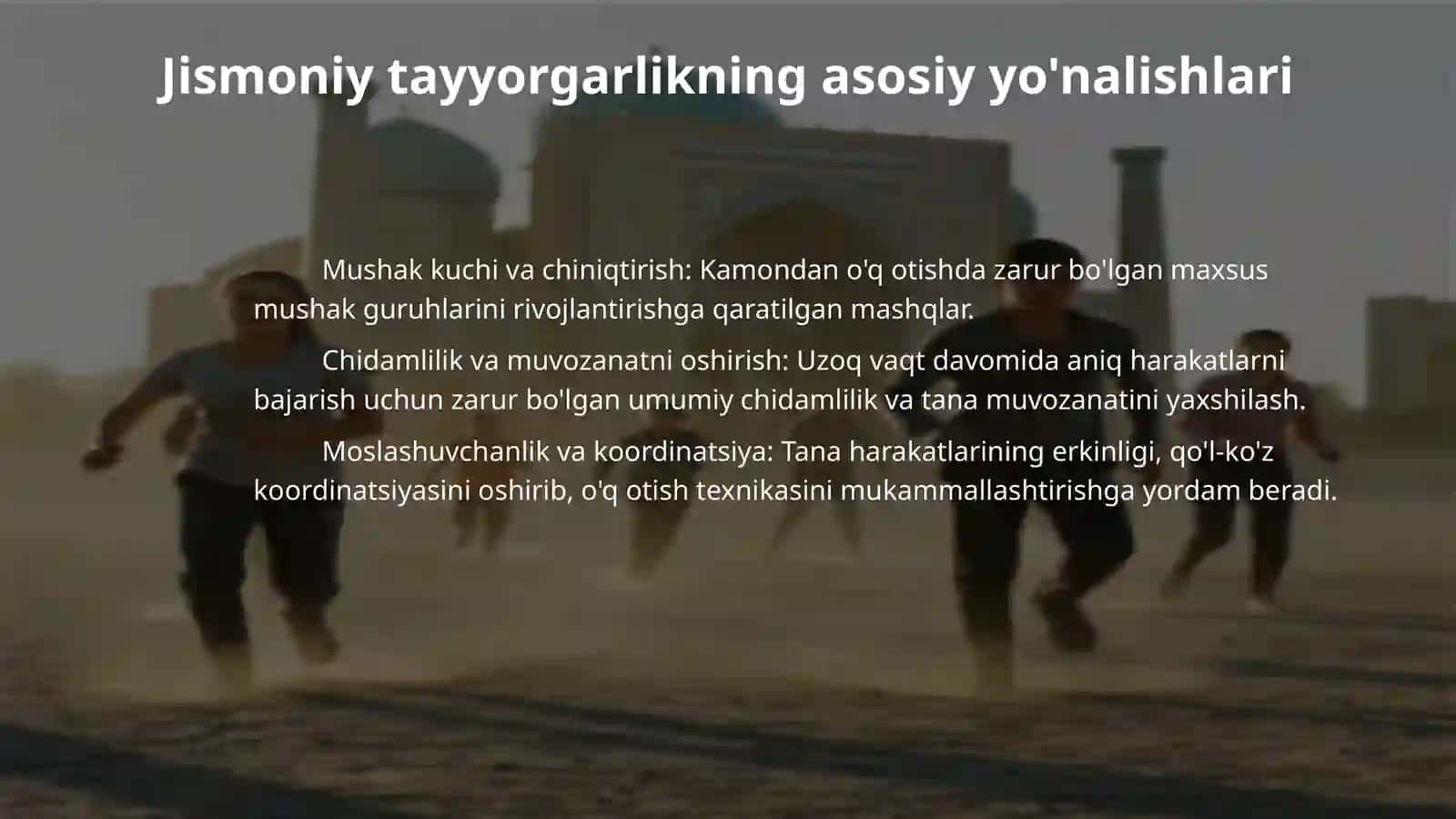 12-13 YOSHDAGI BOLALARDA KAMONDAN O‘Q OTISHDA KUCH VA MUOZANATNI RIVOJLANTIRISH METODLARI 4