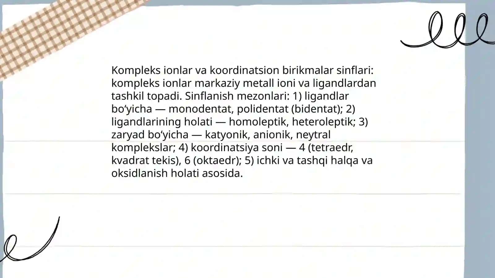 Kompleks birikmalar-bioligik faol brikmalar 4