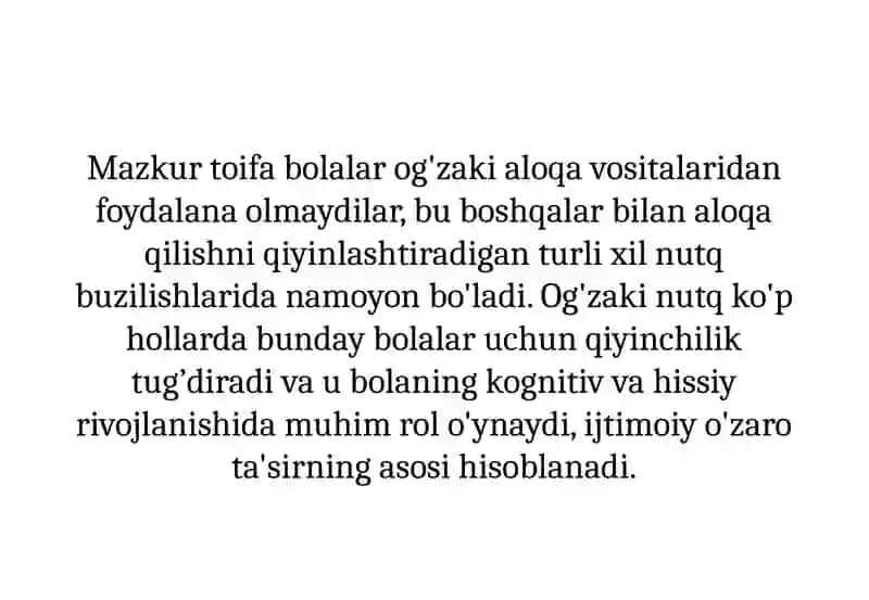 Serebralfalajga egab o`lalarning boshlang`ich bosqichida kommunikativ ko`nikmalarini shakllantirish xususiyatlari 4