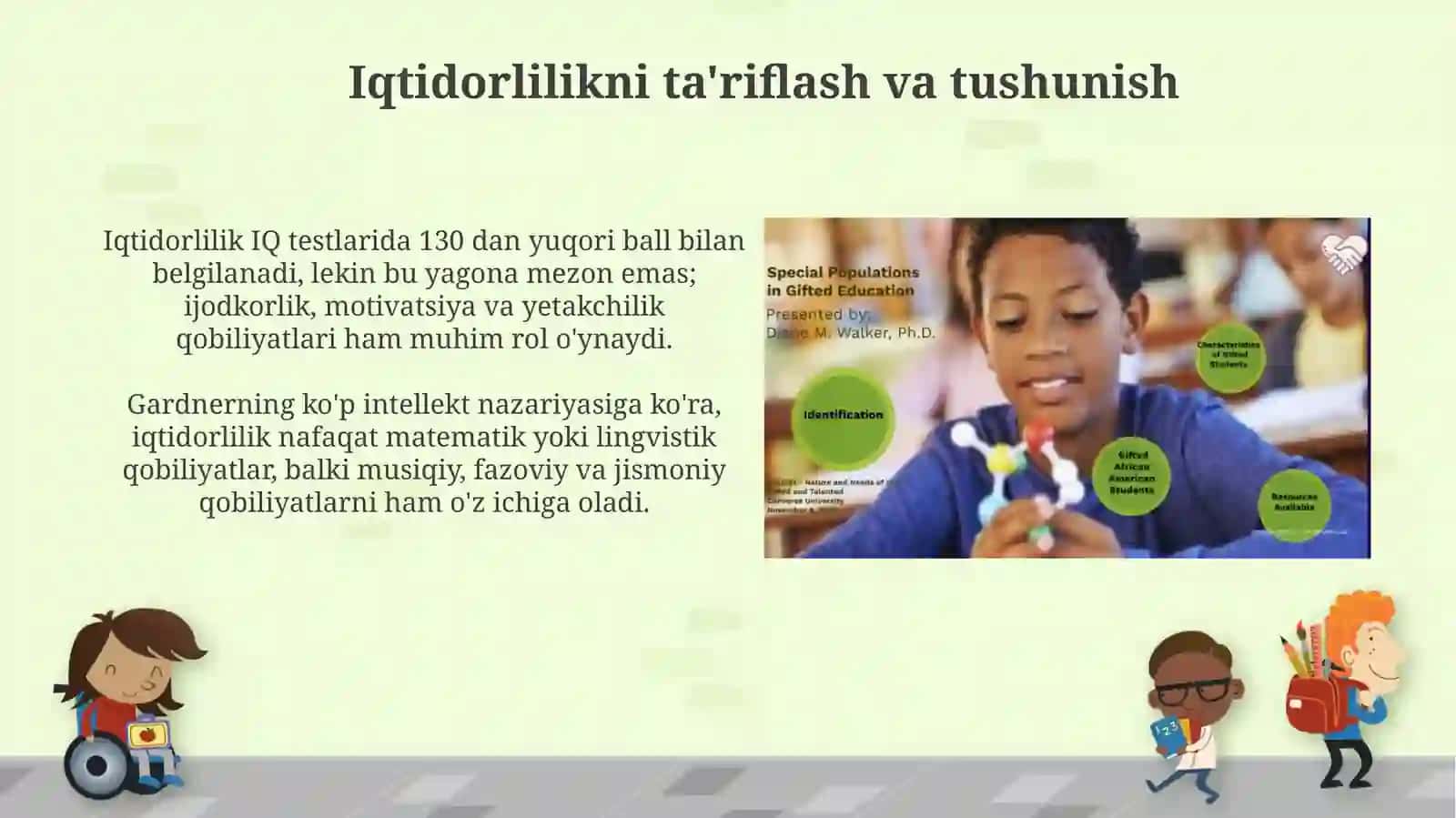 Iqtidorli oʻquvchilar bilan ishlashning oʻziga xos xususiyatlari 4