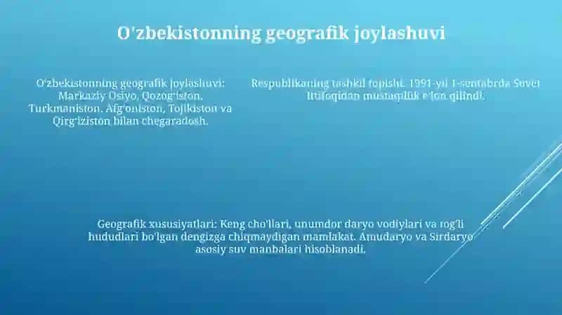 Oʻzbekiston Respublikasining tashkil topishi 4