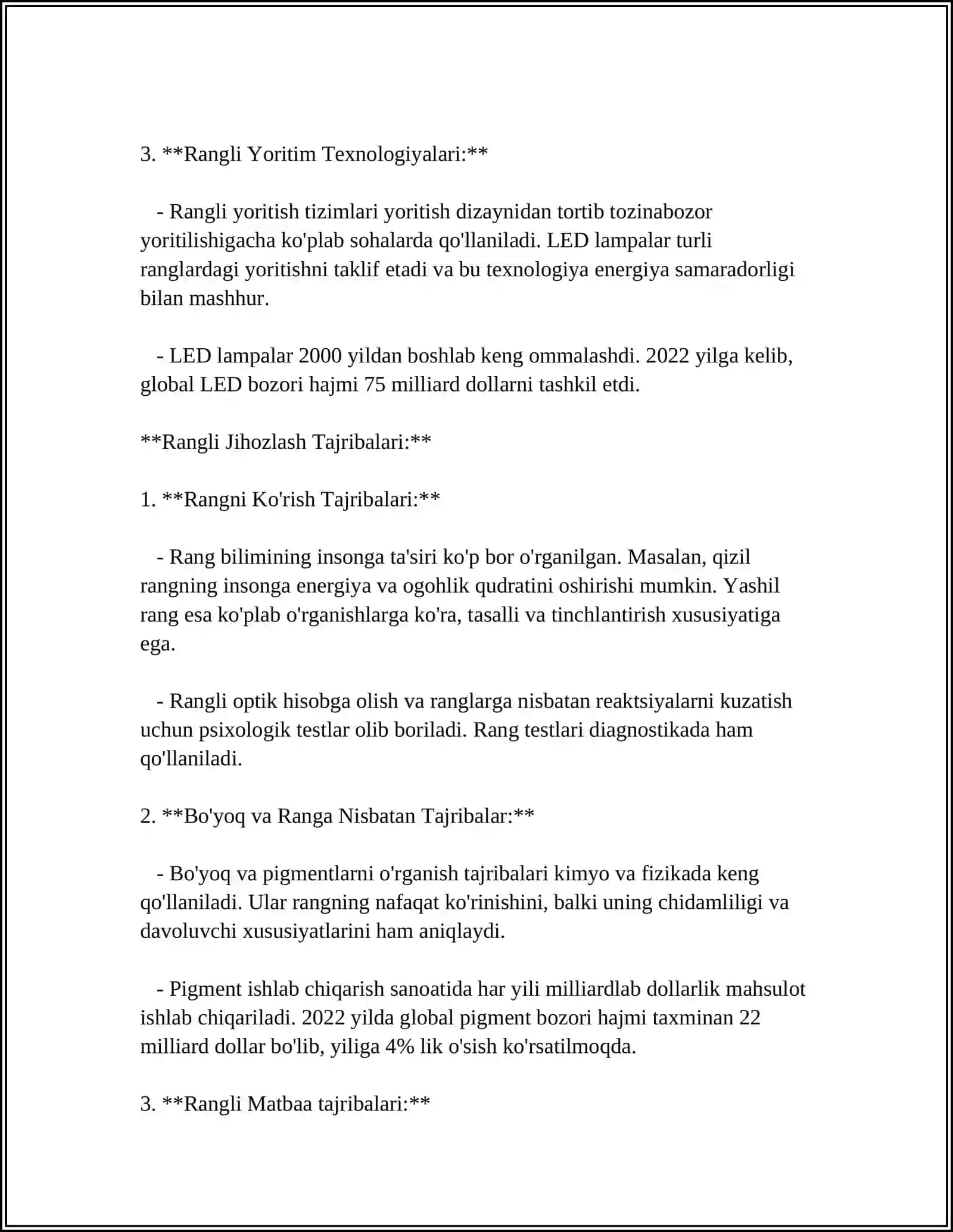 MAVZULI KARTALARNI RANGLI JIHOZLASH LOYIHASINI ISHLAB CHIQISH 4