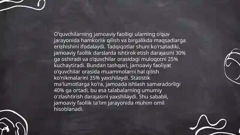O'quvchilar jamoa rivojlanishi 4