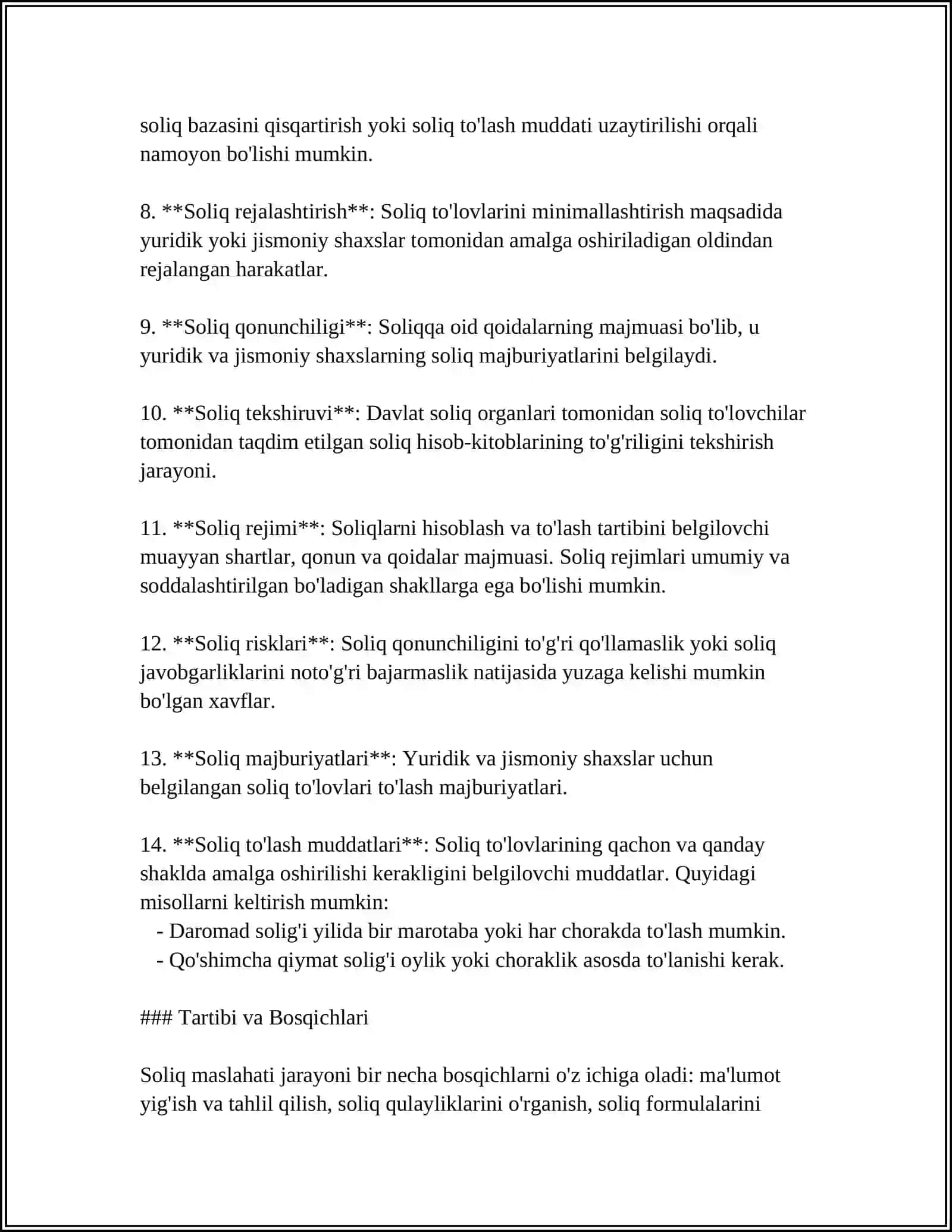 "SOLIQ MASLAXATI" FANINING PREDMETI VA VAZIFALARI 4