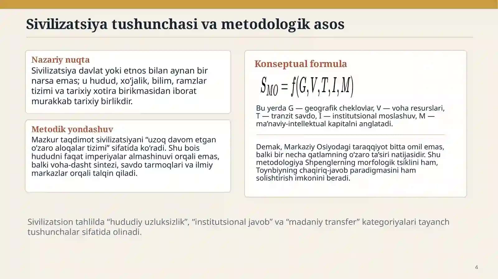 Taraqqiy etgan sivilizatsiya: O. Shpengler va A. Toynbi qiyosiy tahlili 4