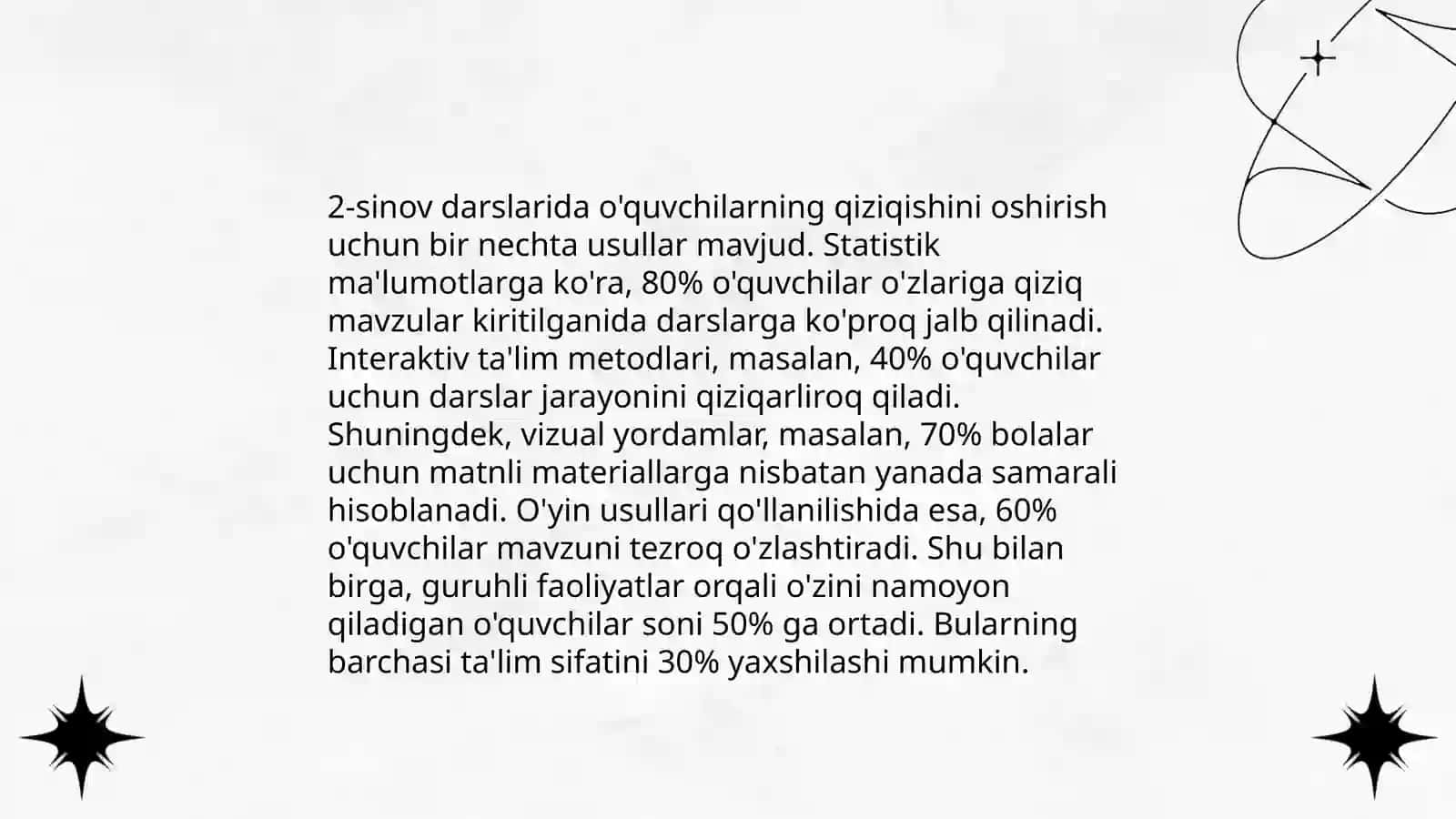 Adabiyotdan sinov darslarini tashkil etish 4