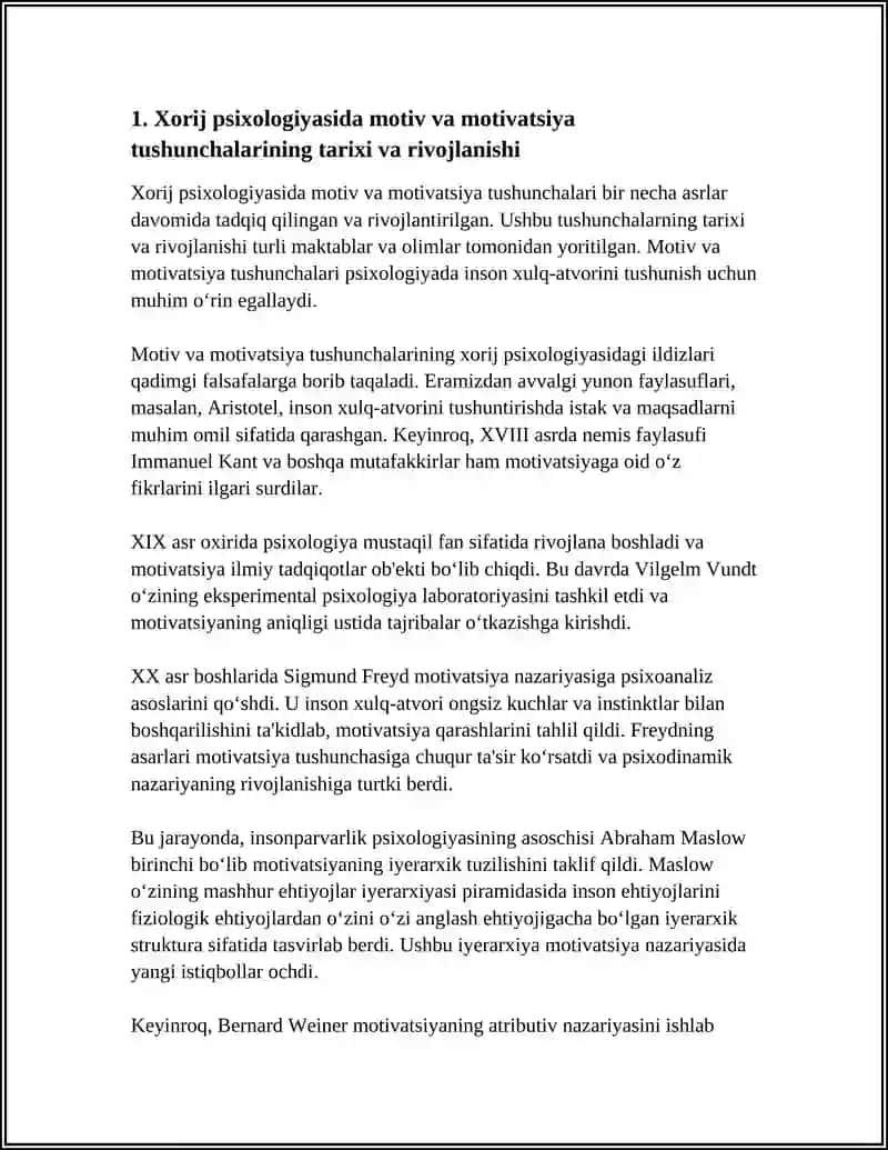Xorij Psixologiyasida Motiv va Motivatsiya Tushunchasi 4