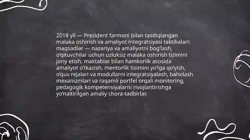 Pedagogik faoliyatga tayyorlash modellari va taktikasi mavzusi 4