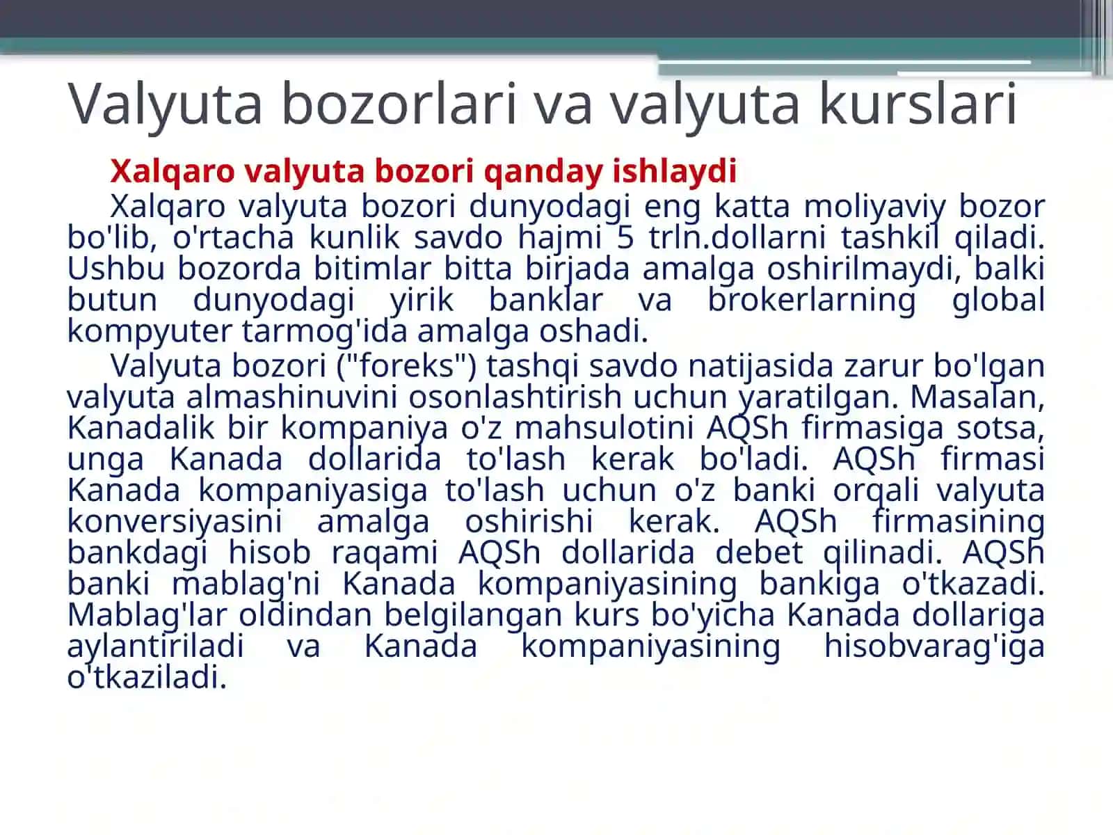 Moliyaviy menejmentning xalqaro jihatlari 4