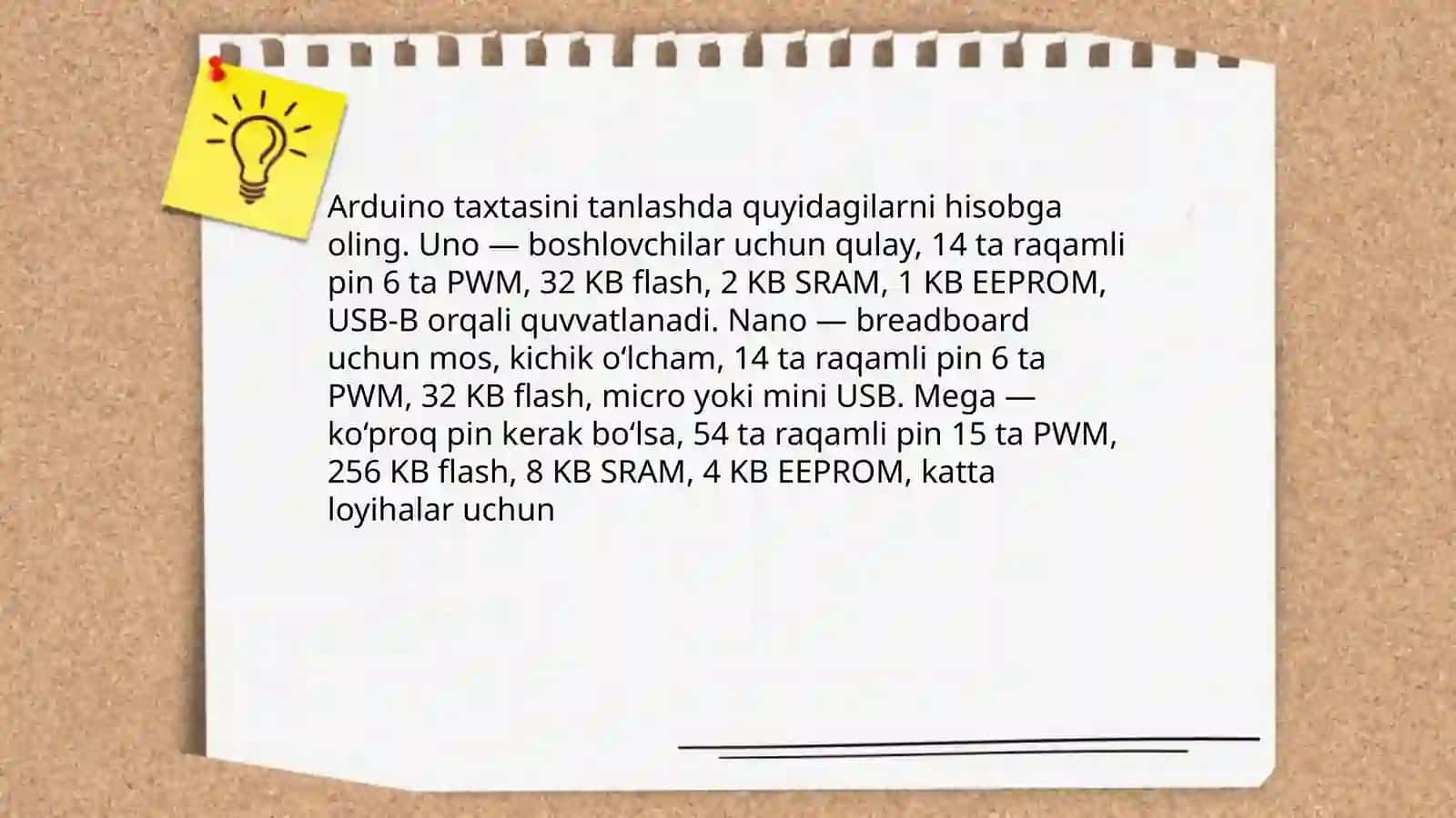 ARDUINO BILAN ISHLASHNI BOSHLASH 4