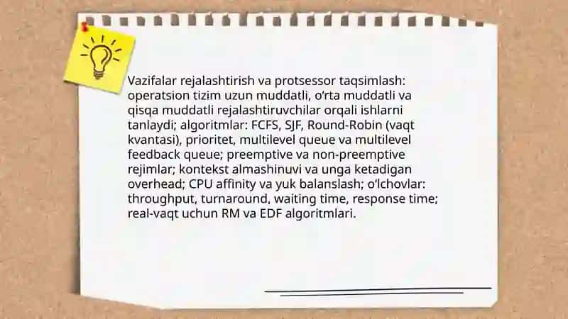 Operatsion tizimlarning vazifalari 4