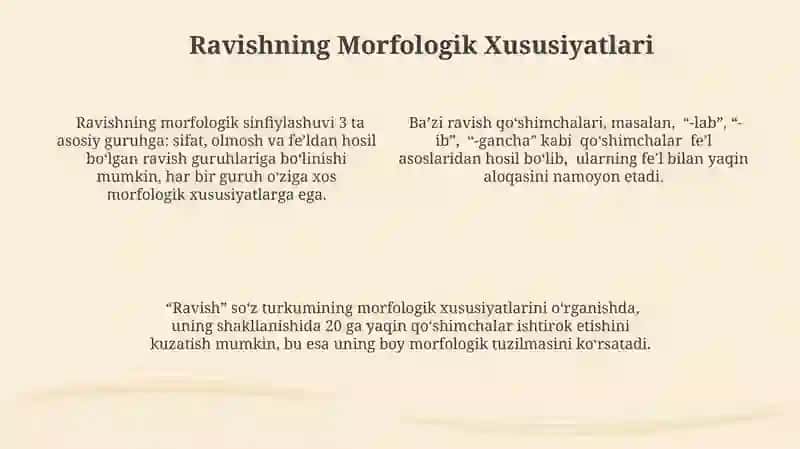 Ravish Soʻz Turkumi Muammosiga Doir Nazariy Qarashlar Tahlili 4