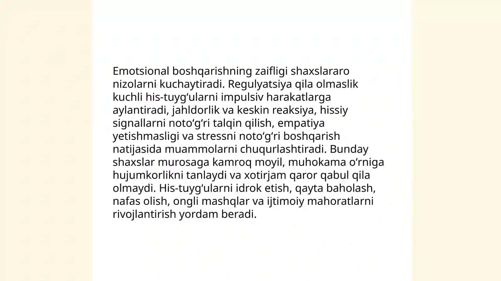 Shaxslararo nizolar yuzaga kelishining psixologik omillari 4
