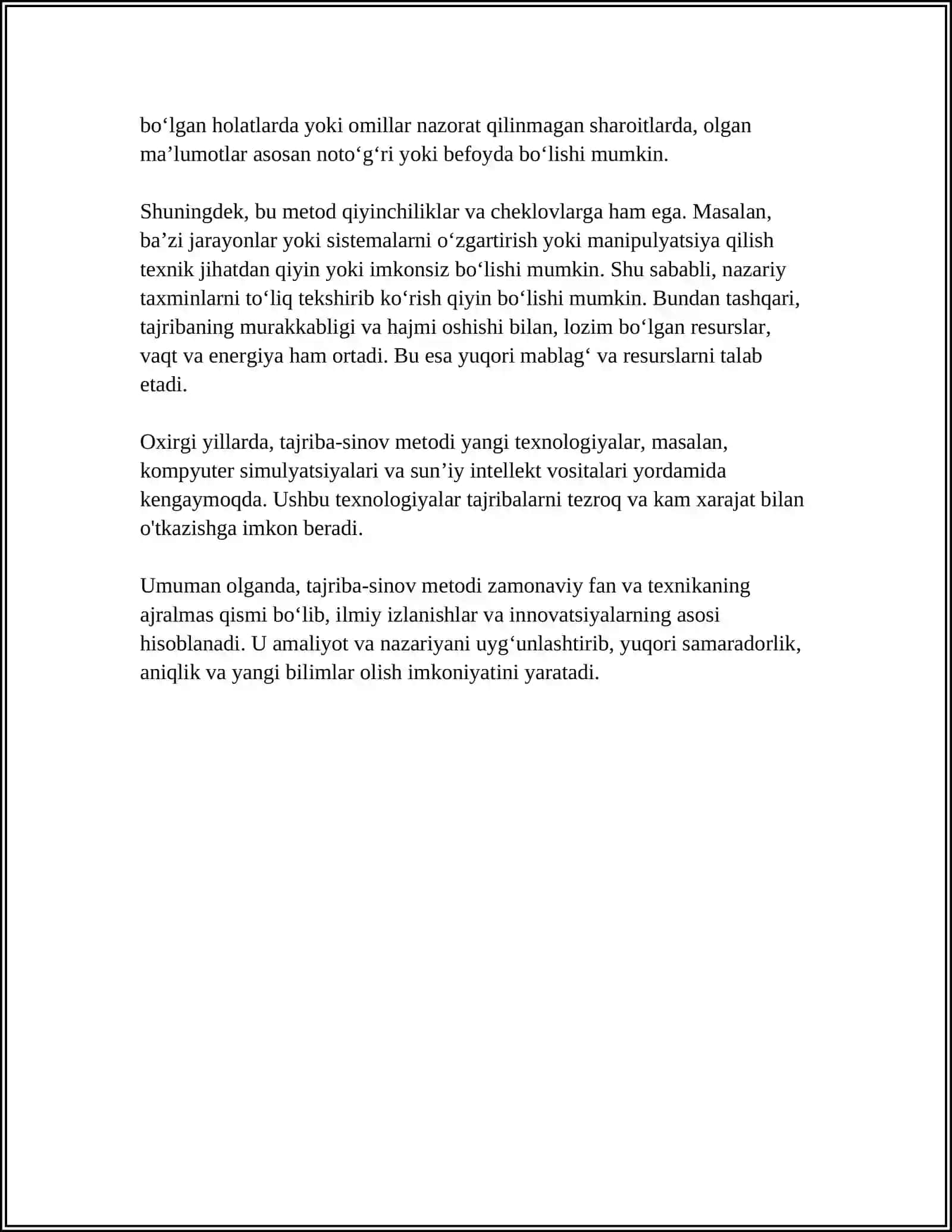 BOSHLANGʻICH TAʼLIM PEDAGOGIKASINING ILMIY-TADQIQOT METODLARI TASNIFI 4
