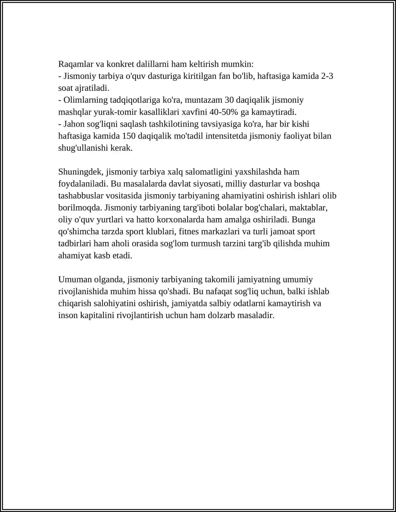 Jismoniy Tarbiya Vazifalari va Vositalari 4