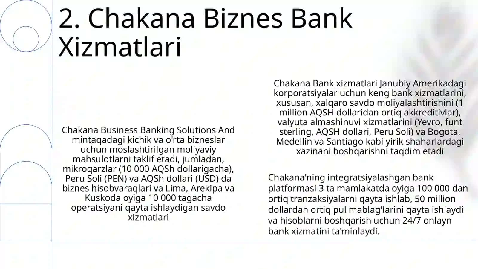 Chakana bank xizmatlari 4
