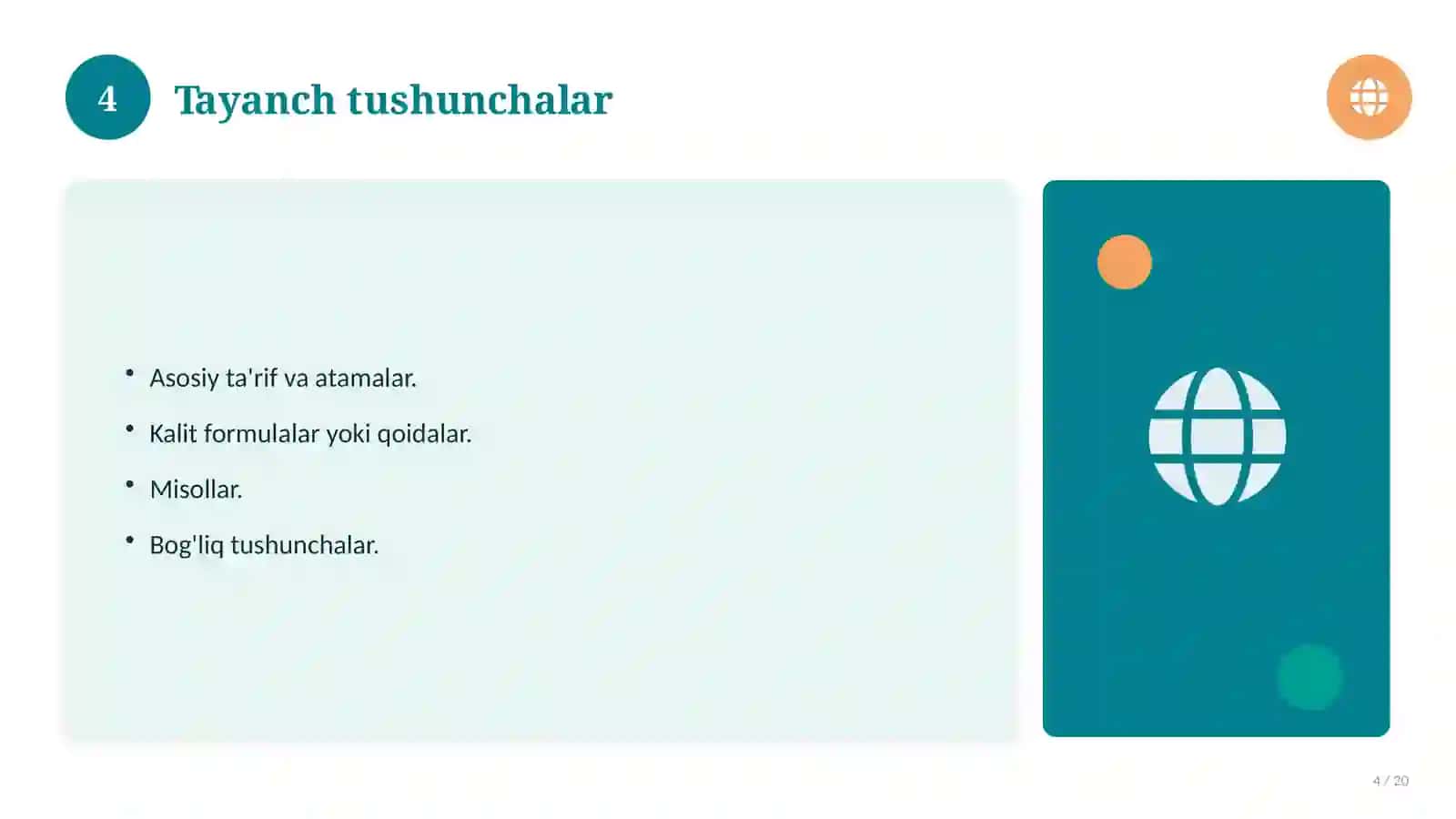7-sinf Informatika fanidan ochiq dars ishlanmasi 4