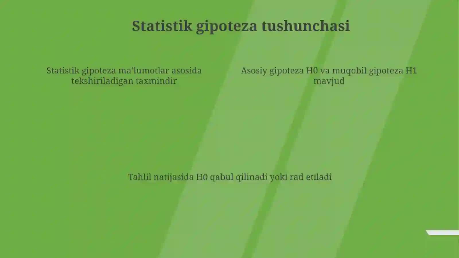 I va II toifadagi xatoliklar: tushunchalar va hisoblash usullari 4